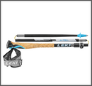 LEKI MCT VARIO Wanderstöcke schwarz-weiß-blue