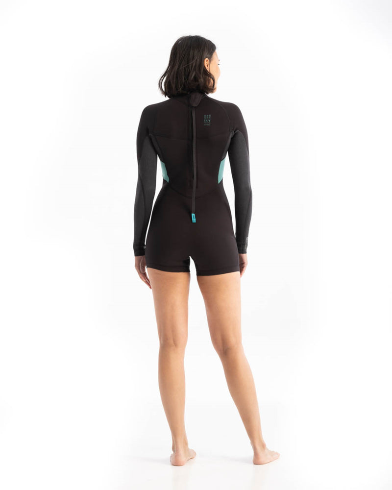 Jobe Sofia 3/2mm Shorty Longsleeve Damen vintage teal