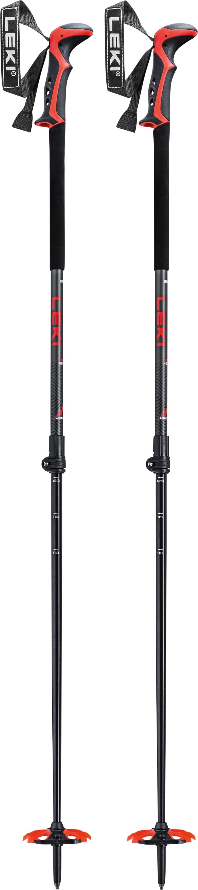 Leki HAUTE ROUTE 2 Skitourenstöcke dark anthracite-dark red-black (110-150 cm) Unisex