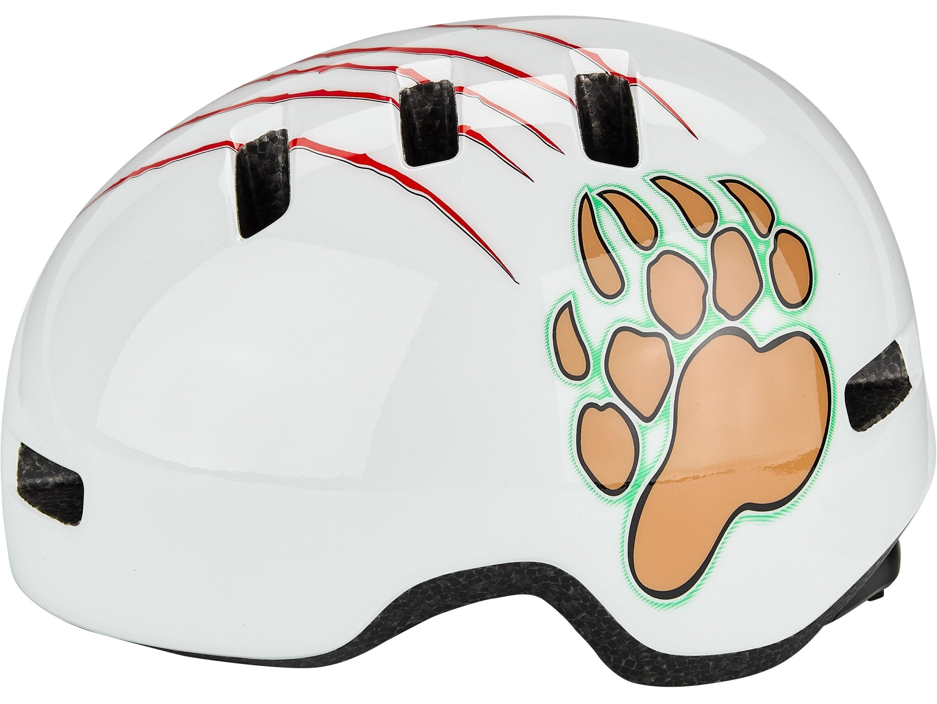 Bell LIL RIPPER Fahrradhelm gloss white grizzly Gr. (48-55 cm) Kinder