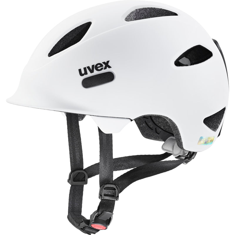uvex OYO Fahrradhelm white black mat Kinder