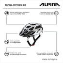 Alpina MYTHOS 3.0 LE Fahrradhelm black white matt Unisex