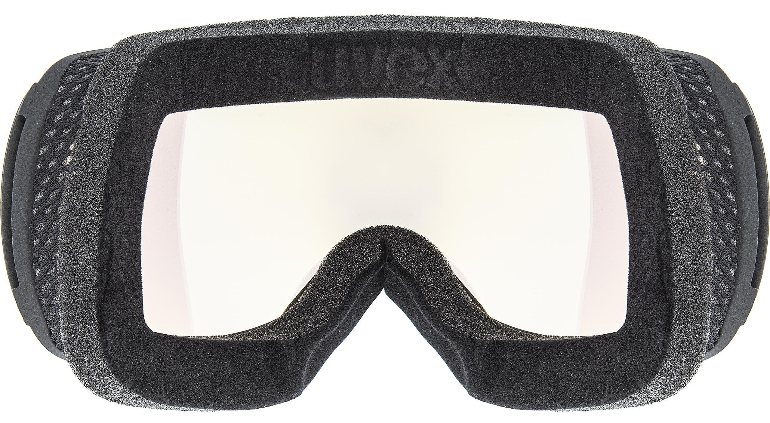 uvex Downhill 2100 V Goggles Skibrille Snowboardbrille Brille Scheibe: vario green mirror S1-3 - Deck: clear - double lens spheric - black matt j22