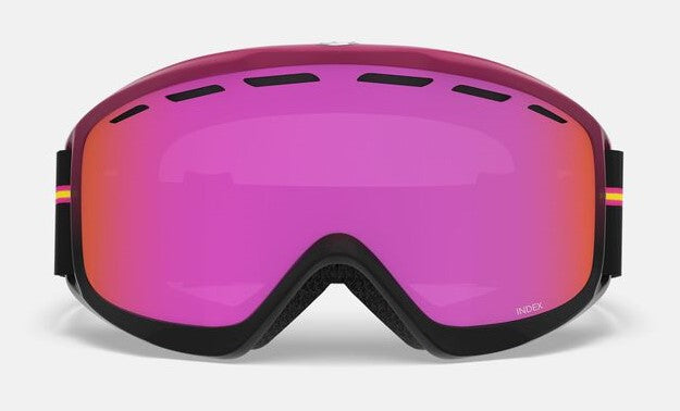 Giro INDEX Skibrille pink neon lights OTG Unisex