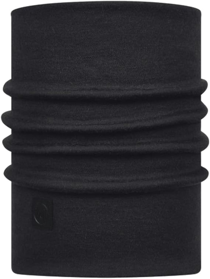 Buff MERINO HEAVYWEIGHT MULTIFUNKTIONSTUCH für Erwachsene solid black Gr. One Size