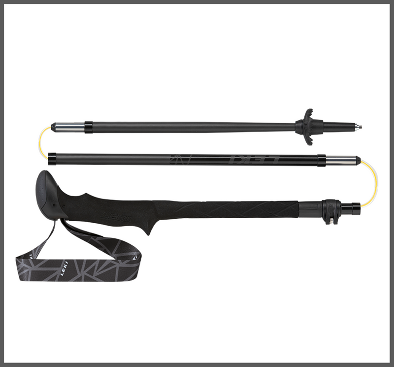 Leki BLACK SERIES MVC Wanderstöcke carbon-schwarz
