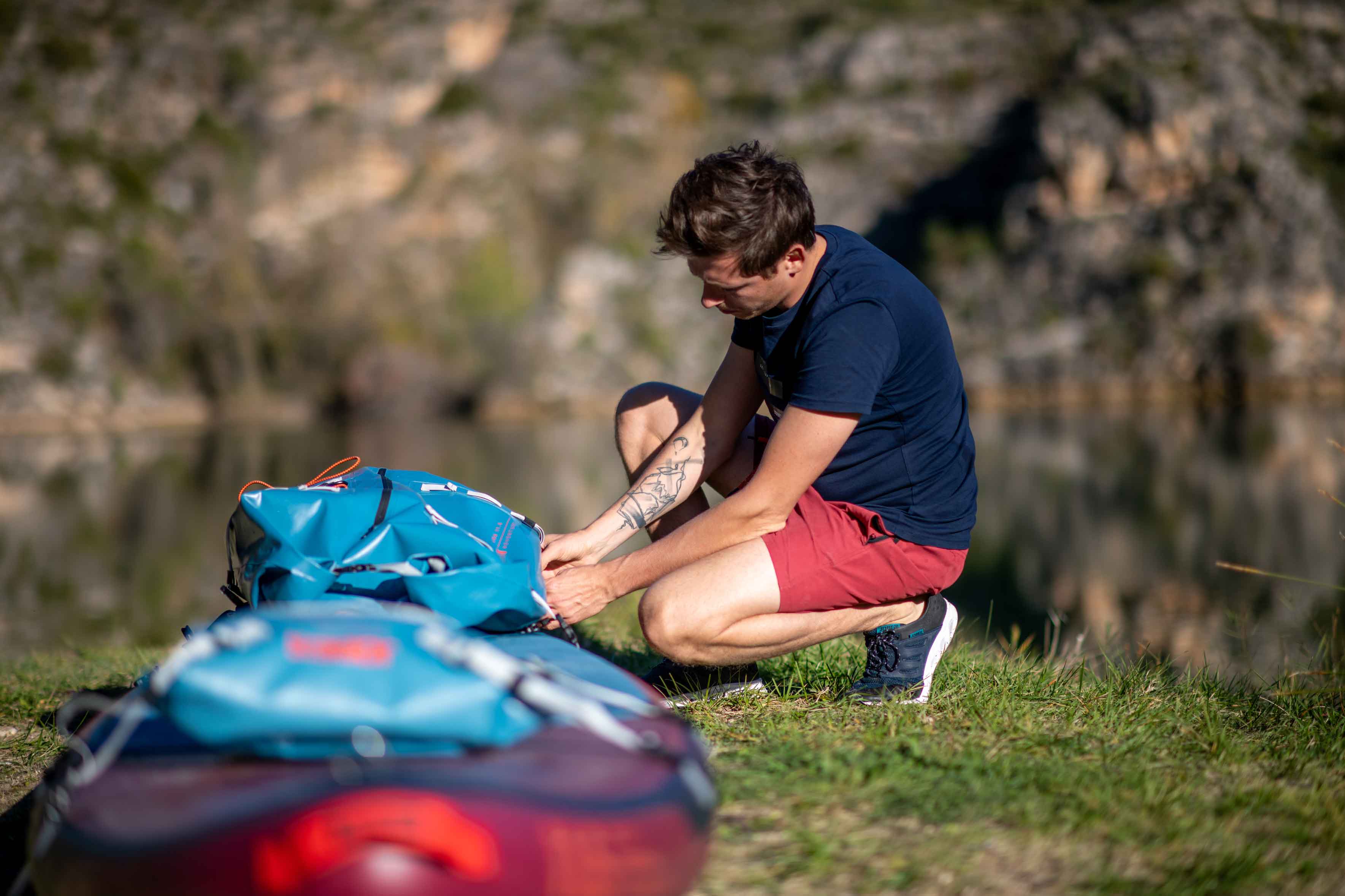 Jobe ADVENTURE DUNA 11.6 Aufblasbares SUP Board Paket burgundy Unisex