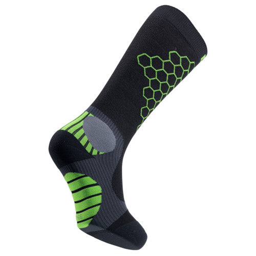 BootDoc POWER FIT SOCKS PERFORMANCE COMFORT PFI 70 Wintersocken black green Unisex