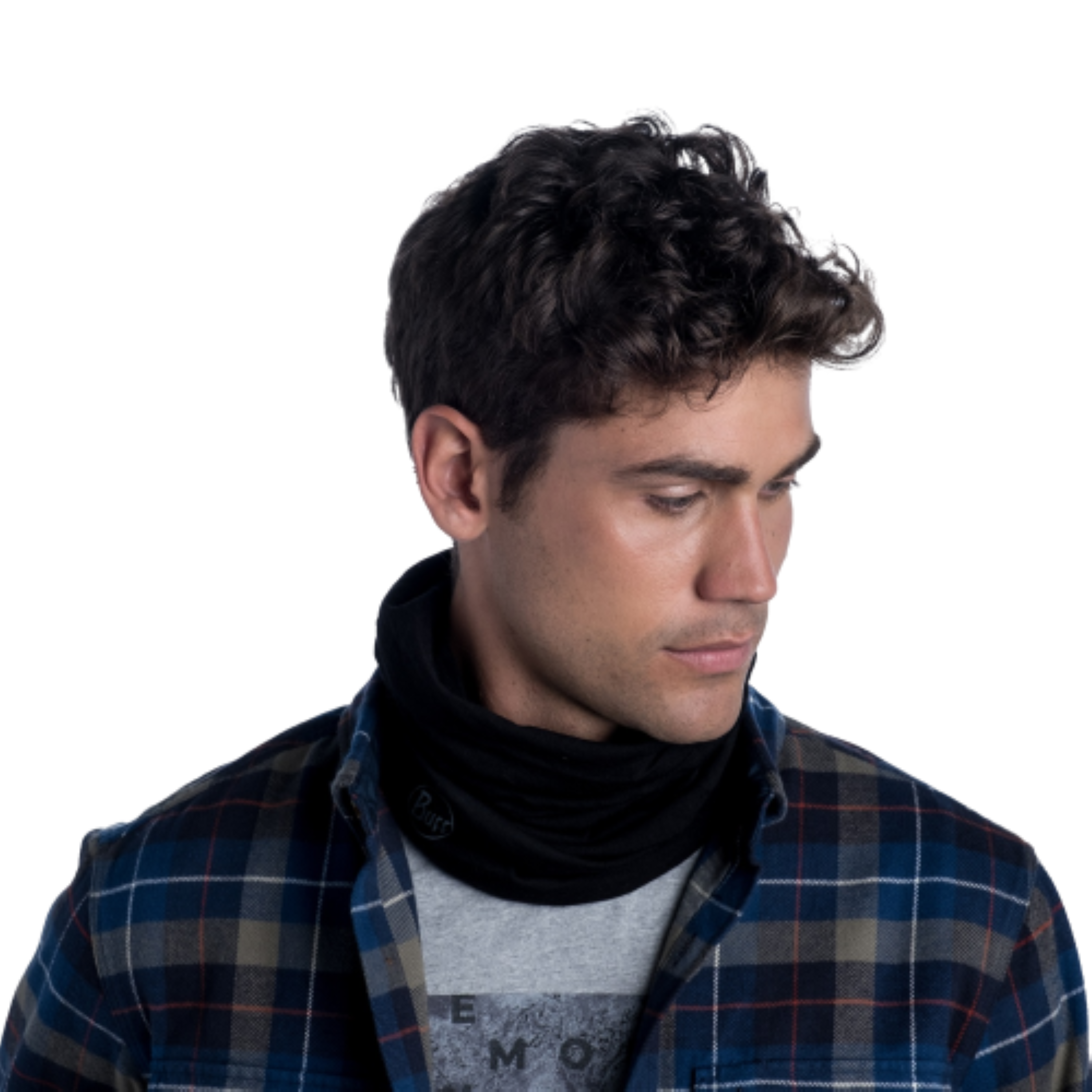 Buff MERINO LIGHTWEIGHT MULTIFUNKTIONSTUCH für Erwachsene solid black Gr. One Size