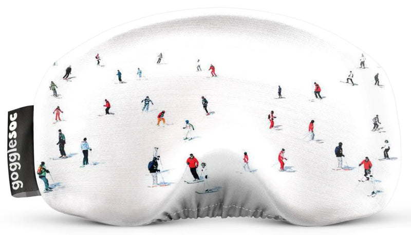 Gogglesoc CROWDED SLOPES Gogglesoc Schutzhülle für Ski-,Snowboard oder Fahrradbrille