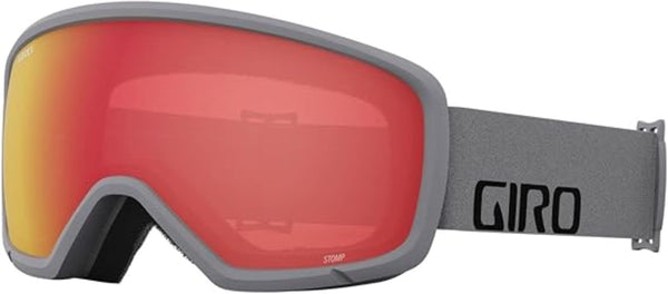 Giro STOMP Skibrille grey wordmark OTG Jugend