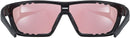 uvex SPORTSTYLE 706 CV Sportbrille black mat Unisex litemirror blue