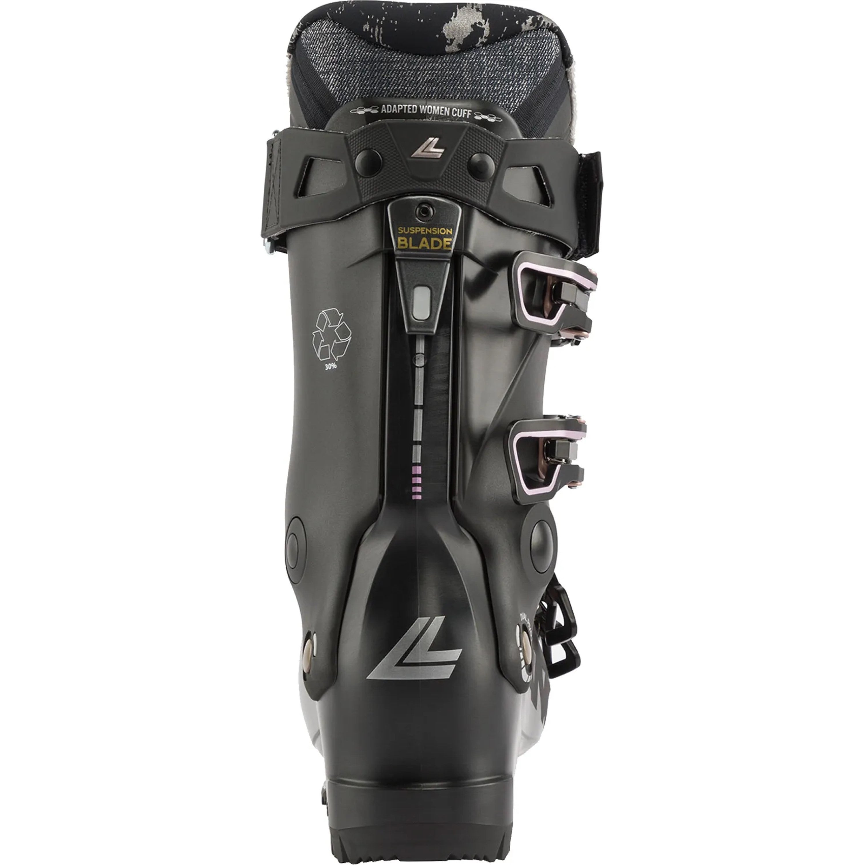 Lange SHADOW 85 W MV GW Skischuh black metal pink Damen