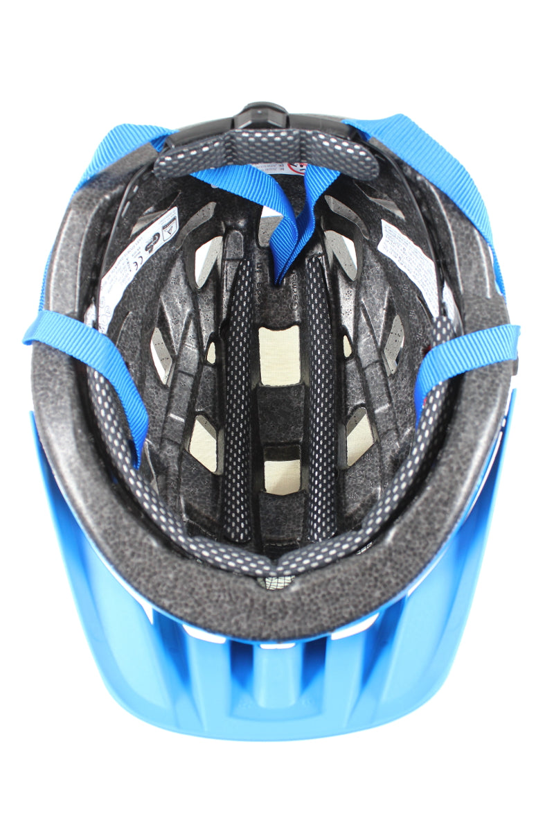 Uvex I-VO CC mit LED Licht Fahrradhelm light blue mat mit Rücklicht Unisex Erwachsene