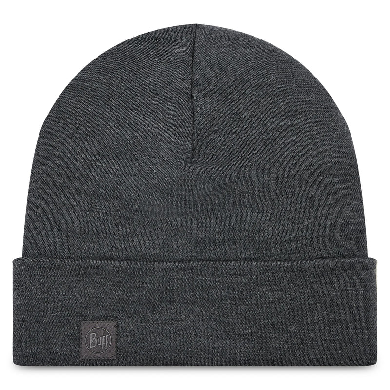 Buff MERINO HEAVYWEIGHT BEANIE für Erwachsene solid grey Gr. One Size