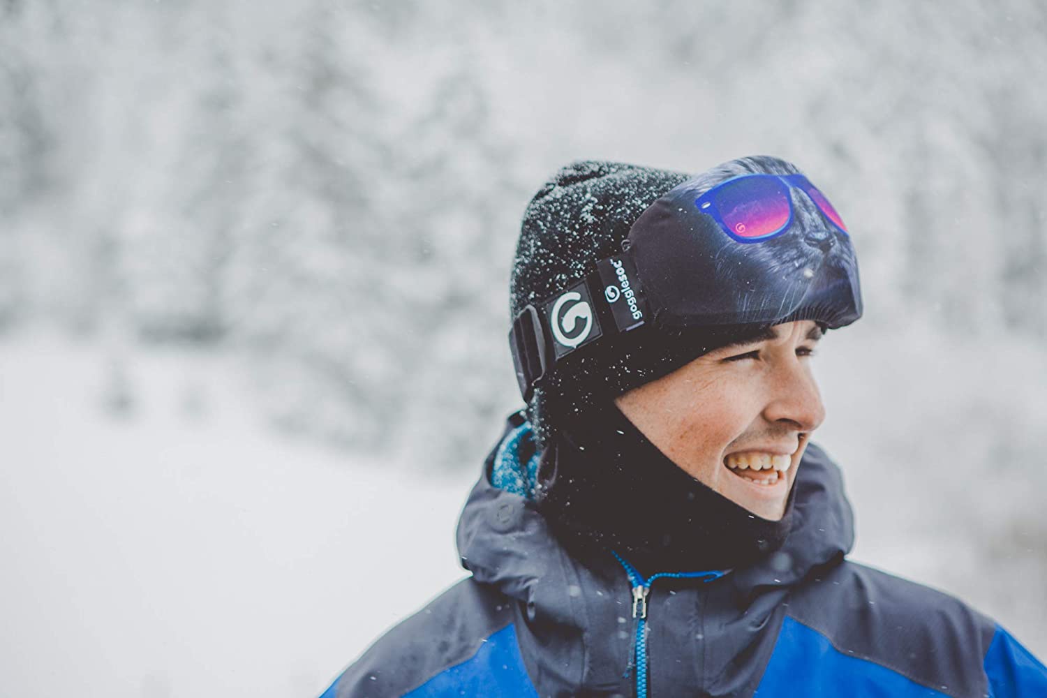 Gogglesoc BAD KITTY Gogglesoc Schutzhülle für Ski- oder Snowboardbrille