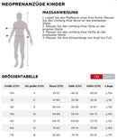 Jobe BOSTON 2 mm Neoprene Shorty blue Kinder