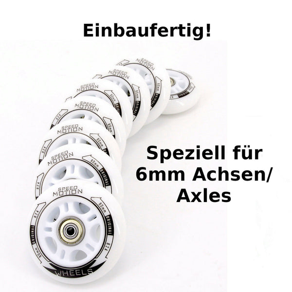 Tempish SPEED MOTION Rollenset - ABEC9 + 6mm Spacer | 80mm/82A