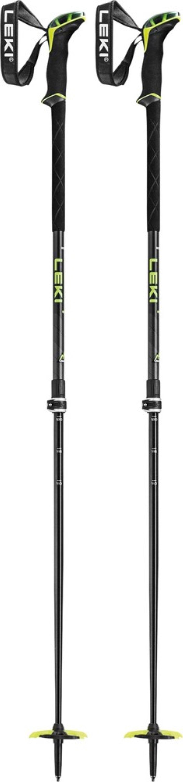 Leki GUIDE 2 Skitourenstöcke black-neonyellow-dark anthracite (110-150 cm) Herren