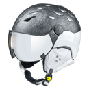 CP CUMA CUBIC Ski-Snowboardhelm black cubic soft touch / white shiny Damen