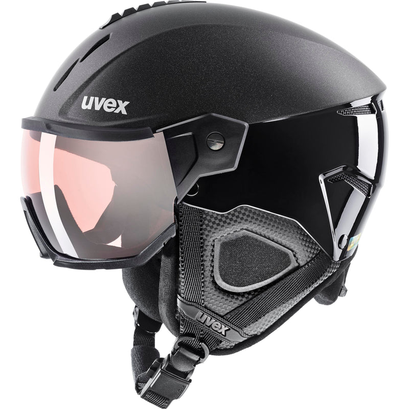 uvex INSTINCT VISOR PRO V Ski-Snowboardhelm black Unisex