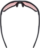 uvex SPORTSTYLE 706 CV Sportbrille black mat Unisex litemirror blue