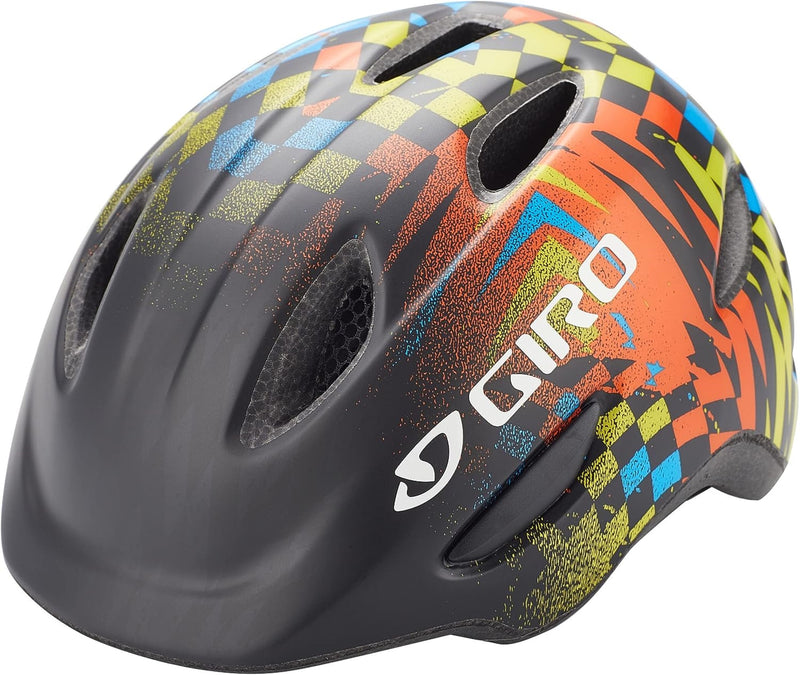 Giro SCAMP MIPS Fahrradhelm matte black check fade Gr. S (49-53 cm) Kinder