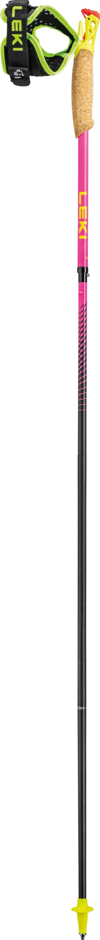 Leki ULTRATRAIL FX. ONE Trailrunningstöcke neon pink neonyellow natural carbon Unisex