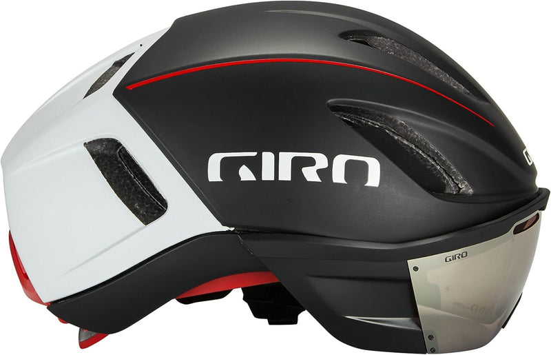 Giro VANQUISH Mips Fahrradhelm matte black white red Gr. M (55-59 cm) Herren