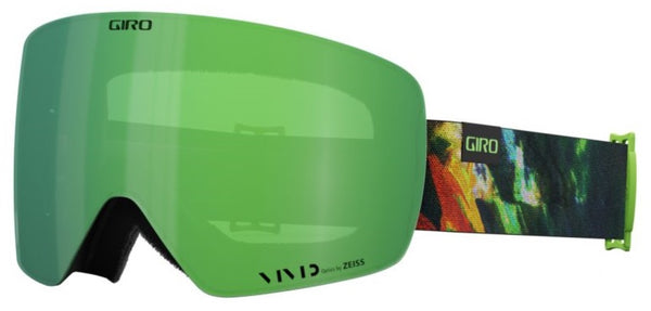 Giro CONTOUR RS Skibrille Green Data Mosh + + Ersatzscheibe Damen OTG