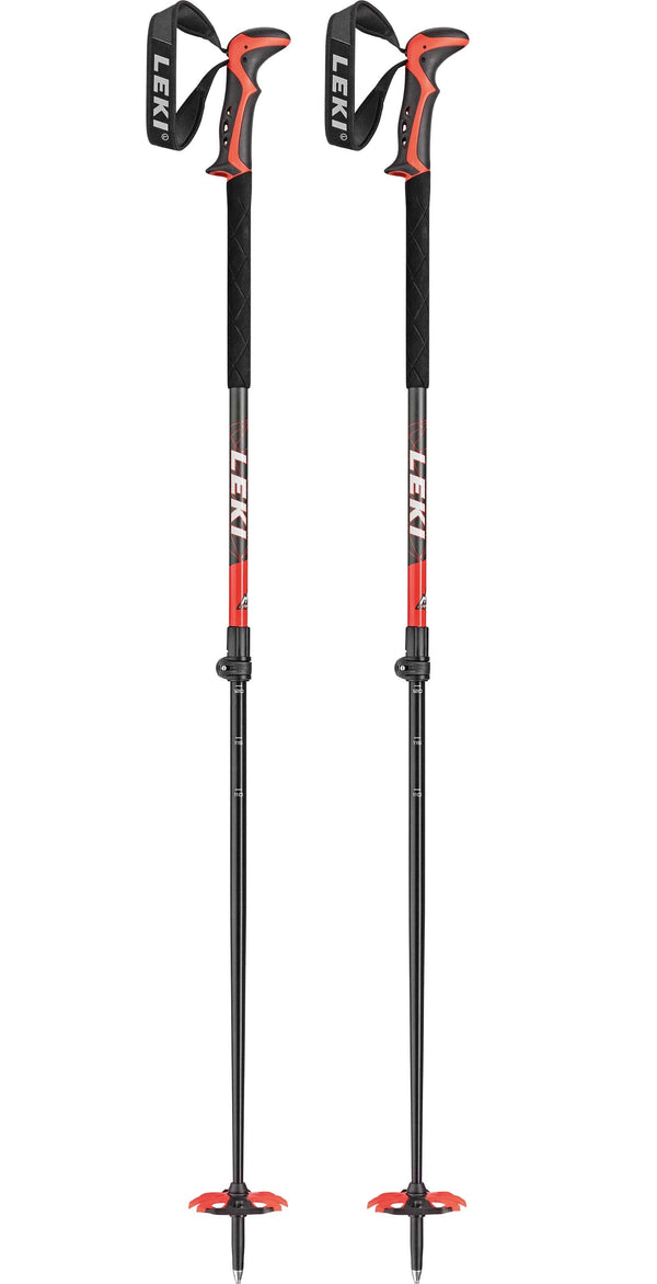 Leki HAUTE ROUTE Touringstöcke dunkelanthrazit-rot-weiß 110-150 cm