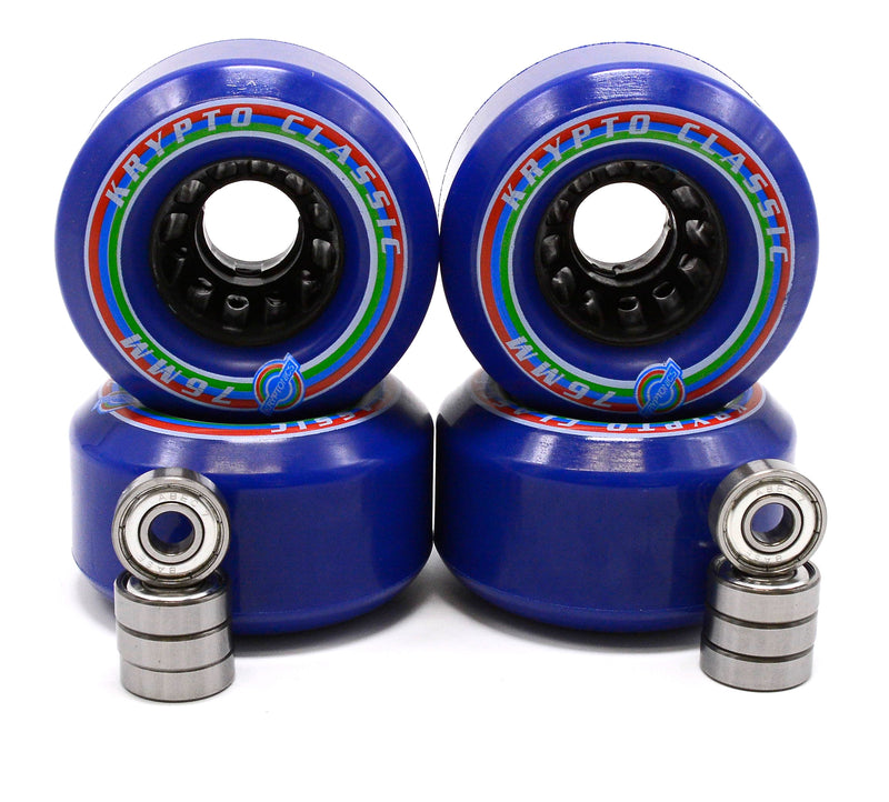 Kryptonics CLASSIC Rollenset blau 76mm/80A + ABEC 7