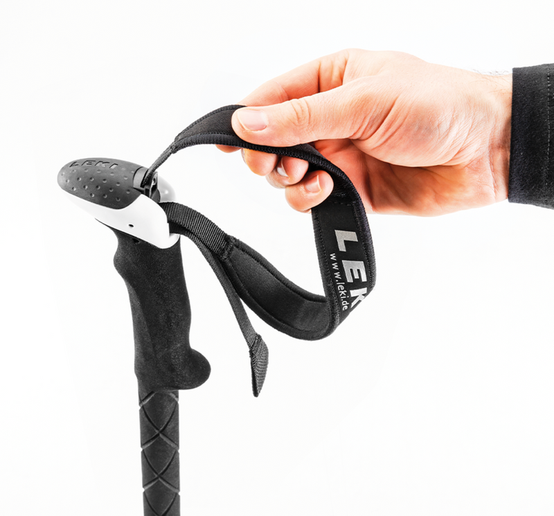 Leki MICRO VARIO CARBON STRONG Trekkingstöcke schwarz-hellanthrazit-weiß 120-140 cm