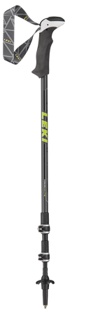 LEKI Stöcke MakaluLite Trekking 100-135cm anthrazit-lime-weiß Wanderstöcke