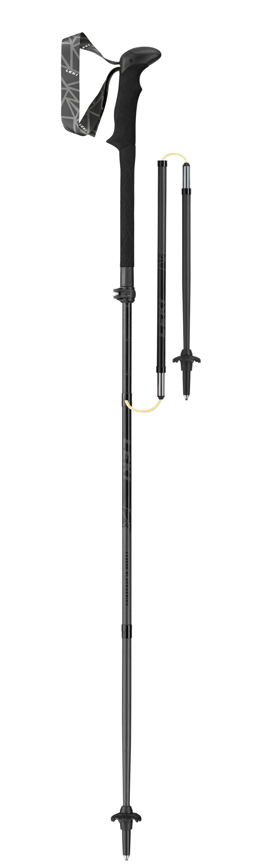 Leki BLACK SERIES MVC Wanderstöcke carbon-schwarz