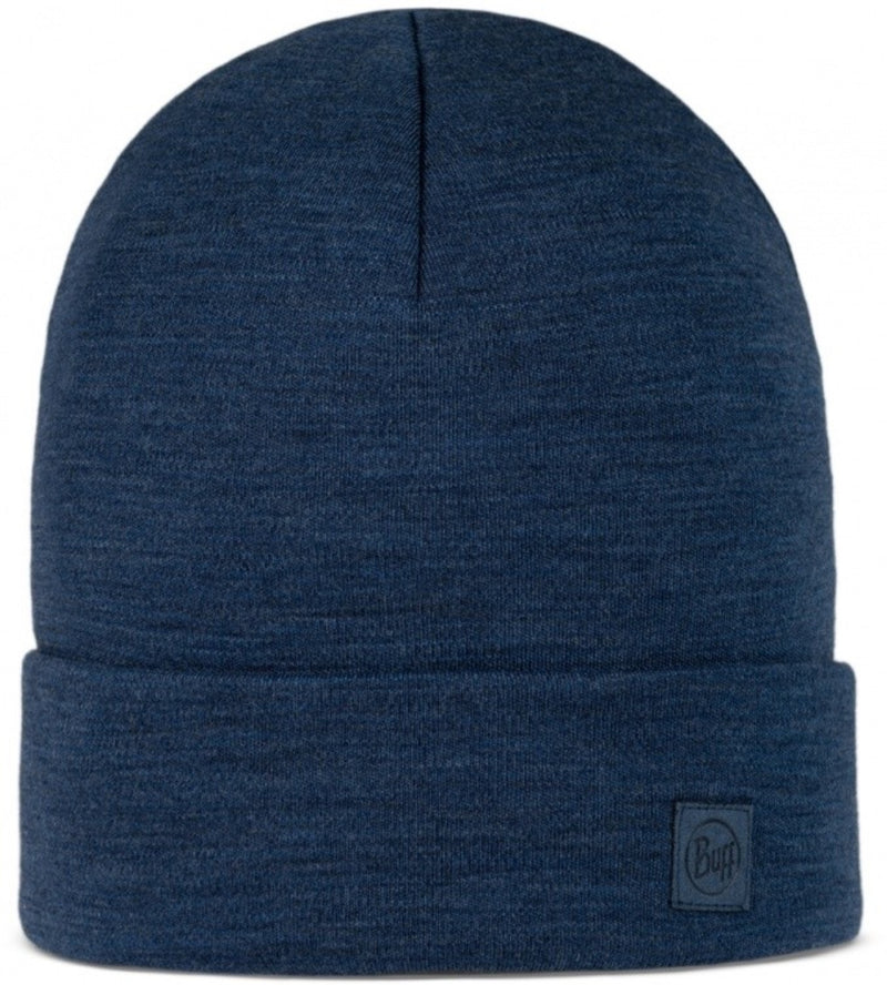 Buff MERINO HEAVYWEIGHT BEANIE für Erwachsene solid indigo Gr. One Size