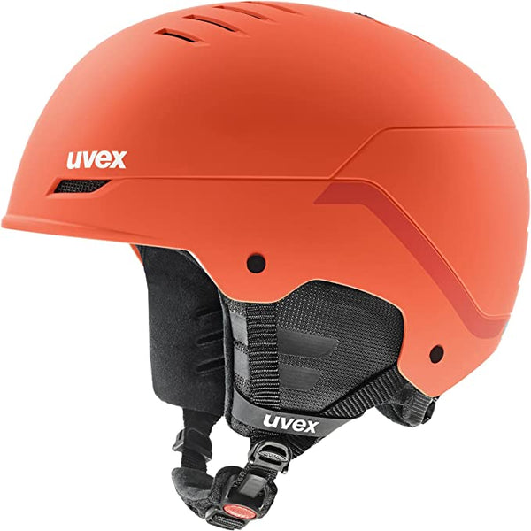 uvex WANTED Ski-Snowboardhelm fierce red stripes mat Unisex