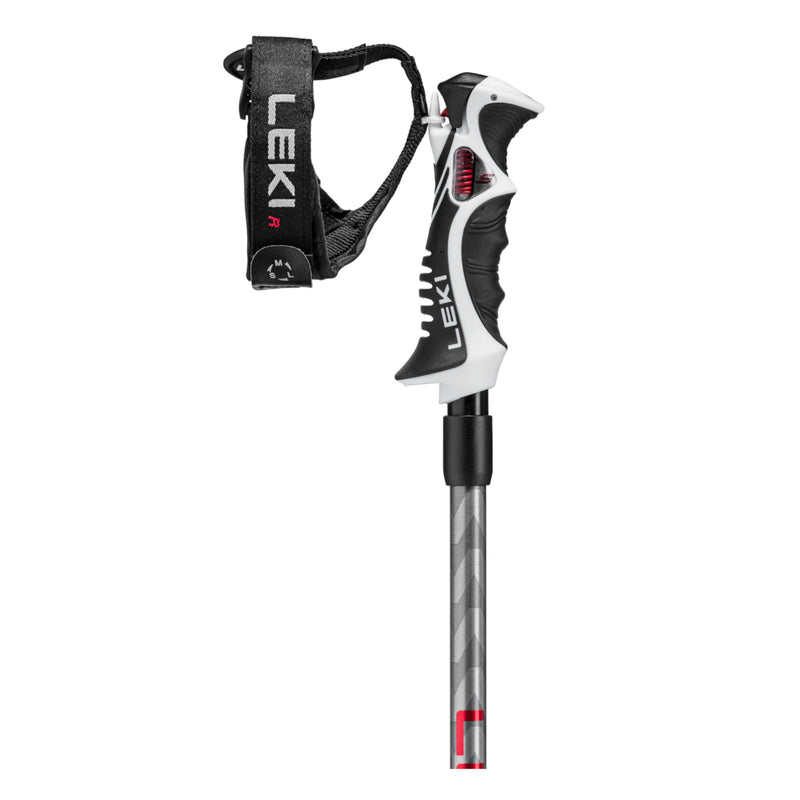 Leki HOT SHOT-S Skistöcke black dark anthracite red (100-135 cm) Unisex