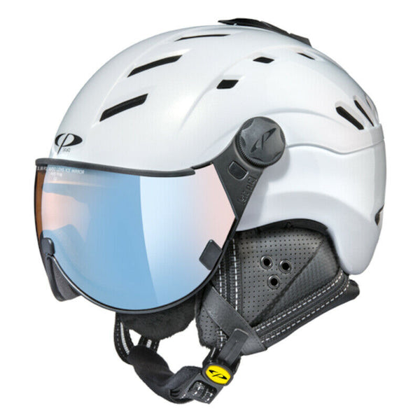 CP CAMURAI Visierhelm white ice Skihelm Snowboardhelm