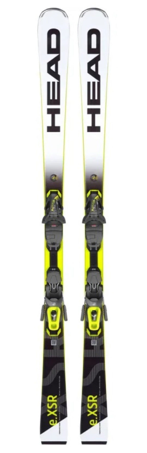 Head WC -World Cup- Rebels e.XSR SW LYT Ski + Bindung PR 11 GW black white neon yellow Unisex