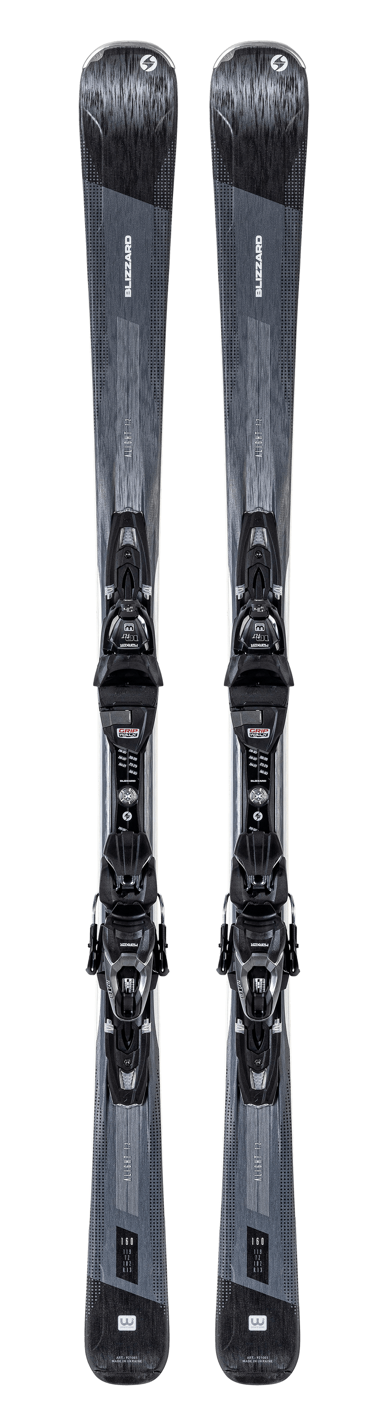 Blizzard Alight 7.2 Damen Ski + Marker TLT 10 All Mountain