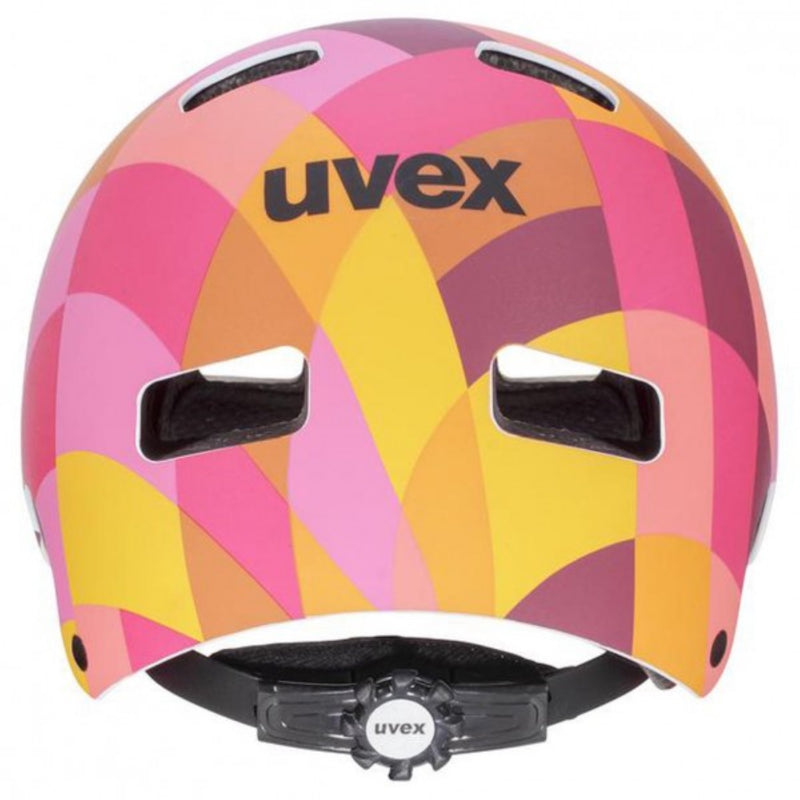 uvex Kid 3 cc red checkered Fahrradhelm Kinder
