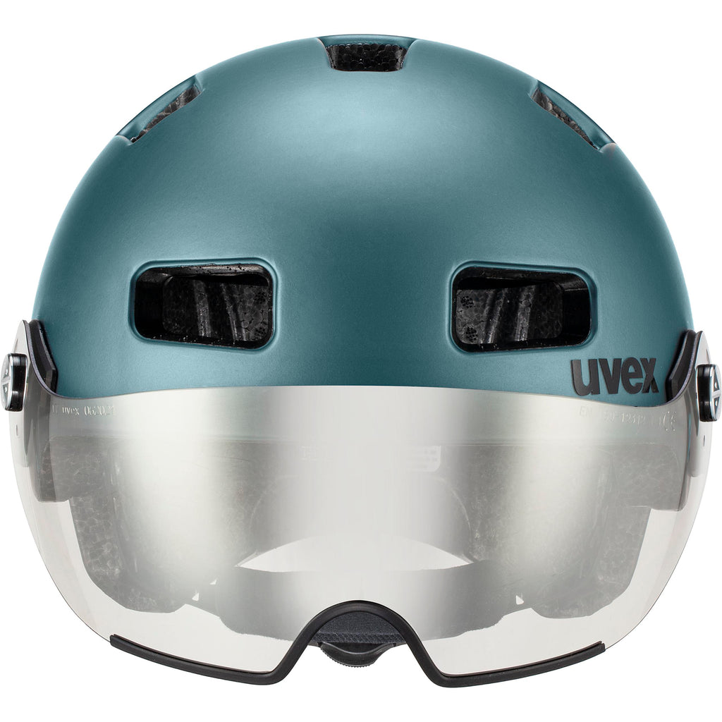 visier für fahrradhelm universal uvex RUSH VISOR Ersatzvisier Fahrradhelm grey-silver Universal Einheit