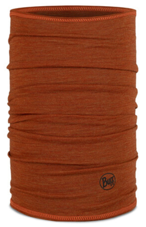 Buff MERINO LIGHTWEIGHT MULTIFUNKTIONSTUCH für Erwachsene solid cinnamon Gr. One Size