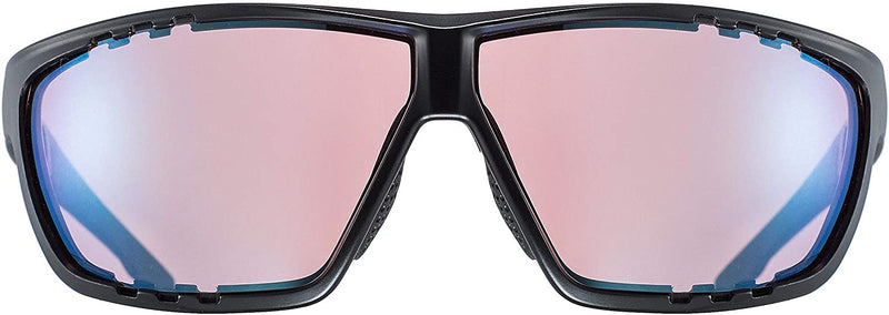 uvex SPORTSTYLE 706 CV Sportbrille black mat Unisex litemirror blue
