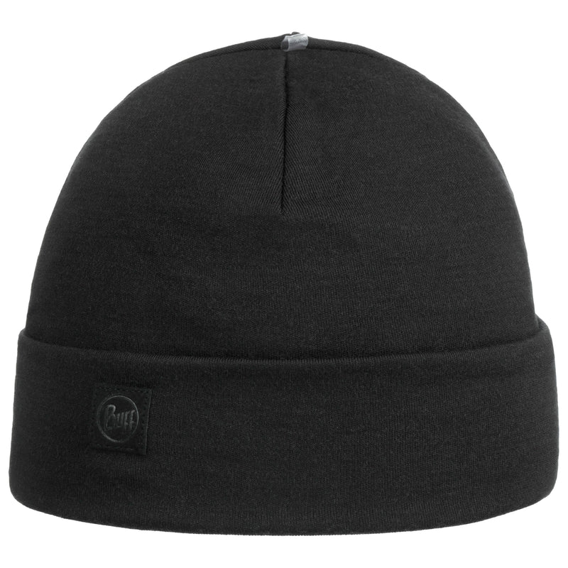 Buff MERINO HEAVYWEIGHT BEANIE für Erwachsene solid black Gr. One Size