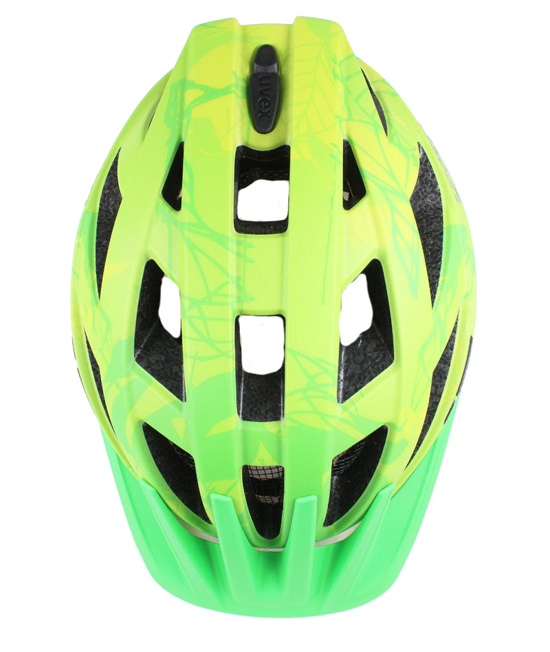 Uvex I-VO CC mit LED Licht Fahrradhelm green lemon mat mit Rücklicht Unisex Erwachsene