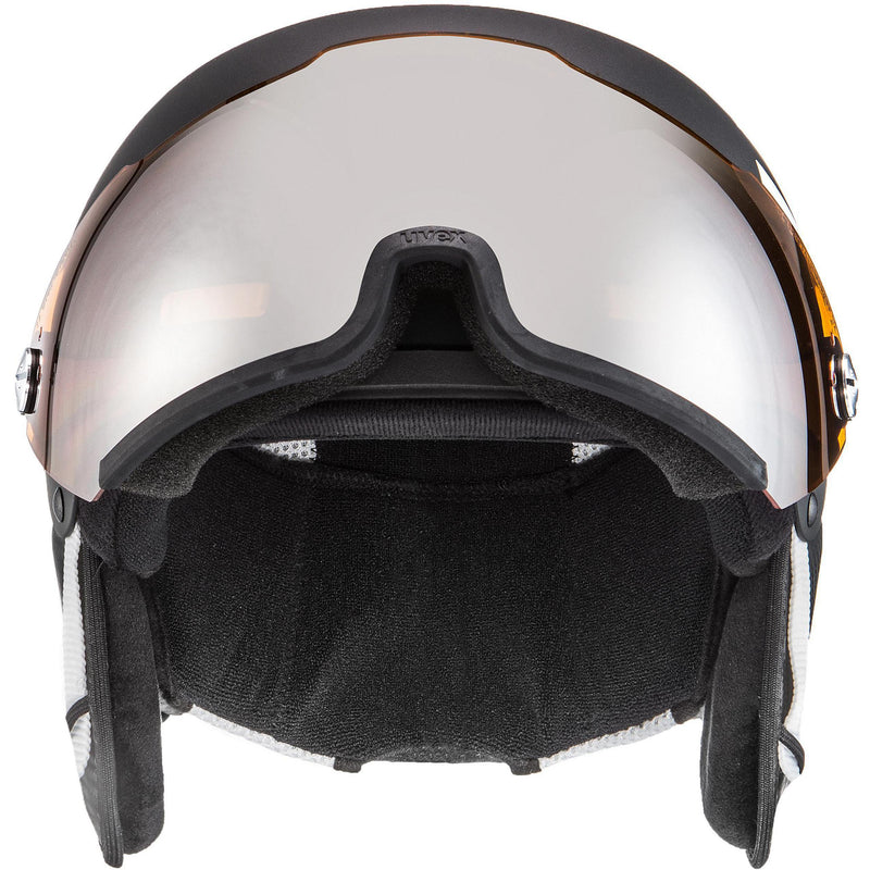 uvex HLMT 500 VISOR Ski-Snowboardhelm black white mat Unisex