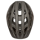 Uvex I-VO CC mit LED Licht Fahrradhelm carbon look black mat mit Rücklicht Unisex Erwachsene