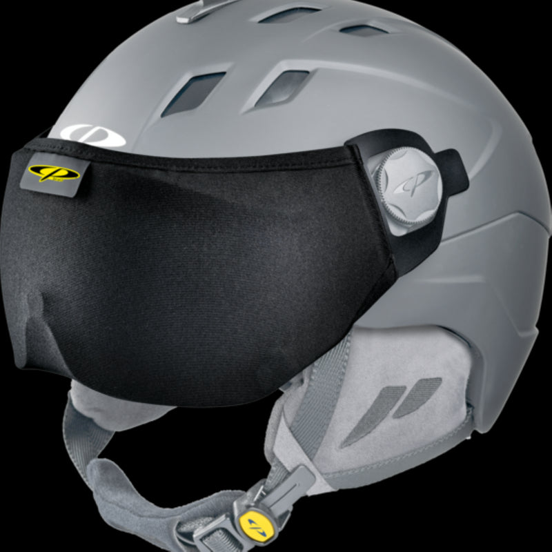 CP Visierschutz Visier - Visor Cover - Protective Cover black with logo Helm j21